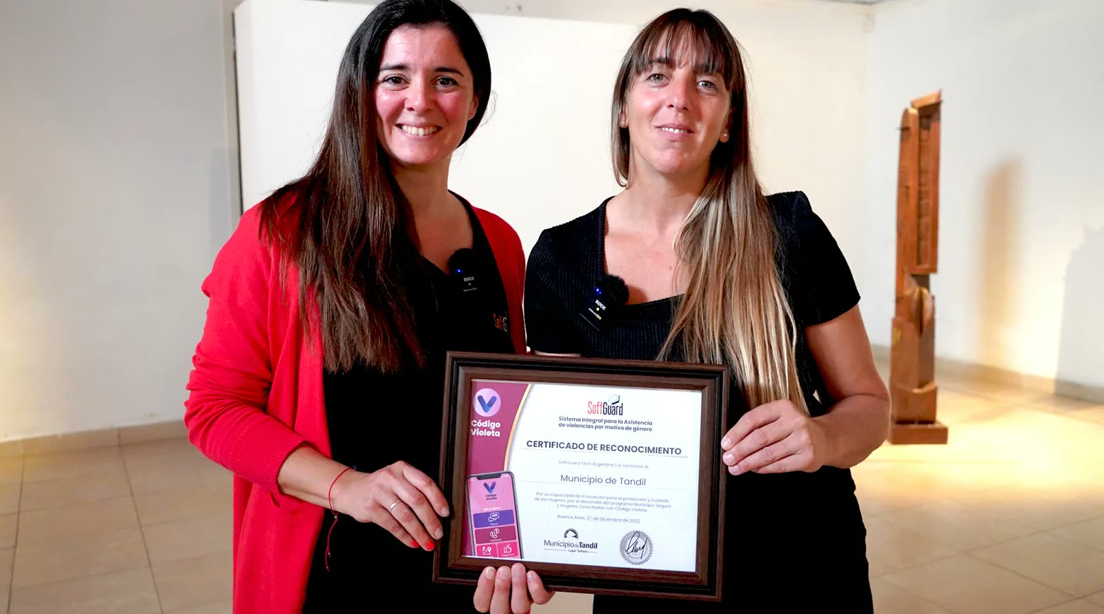 Reconocimiento Código Violeta al Municipio de Tandil